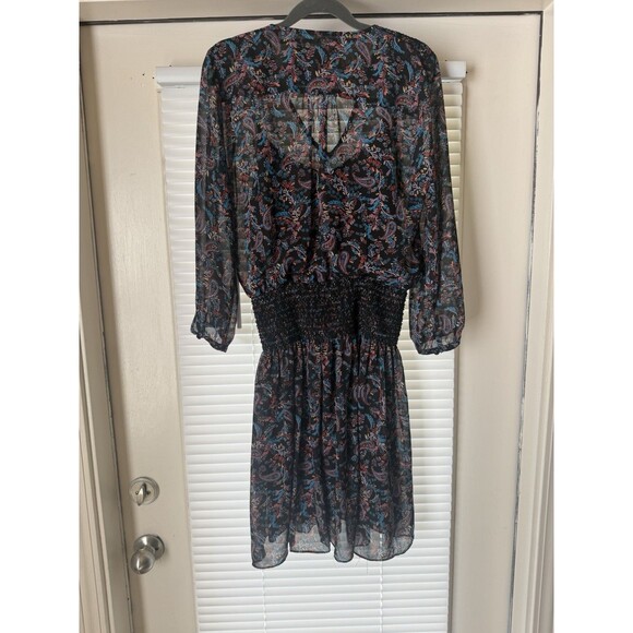 Anthropologie Virginia Day Tripper Dress Lined Smocked Waist Size Small - Picture 11 of 14